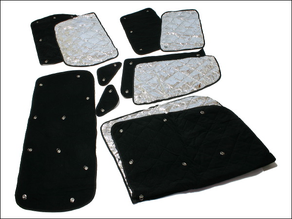 サンシェイド黒色/１台分車中泊キャンプに/10系アルファード新品