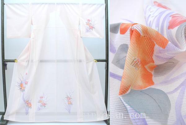 sin 大特価 結婚式に！夏物　絽　仕立て上り 訪問着1847【中古】