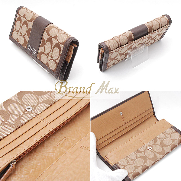 【BrandMax】コーチ/長財布/F49541/シグネチャー/未使用展示品