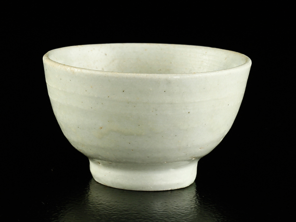 【流】古美術品 李朝 白磁碗 時代古玩 初だし品DZA153