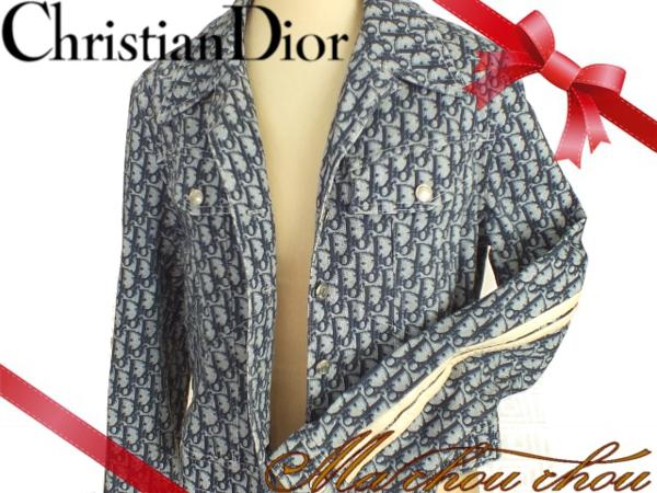 ☆Christian Dior【ディオール】トロッター柄ジャケット☆40☆L
