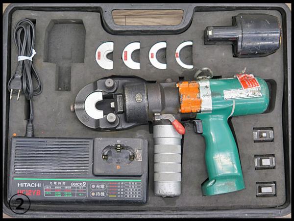 ♪2西田製作所 電動式油圧ポンプ NC-E650-DC 圧着 電設工具/充電(電動 