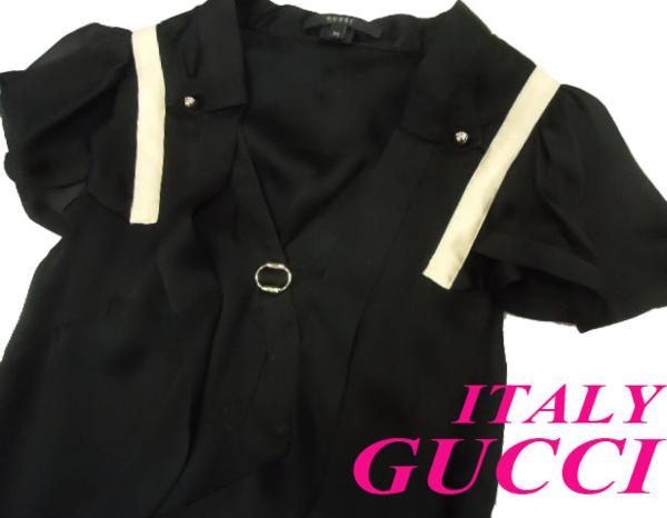 0527●定価36万 GUCCIグッチ●100%シルクワンピース イタリア製