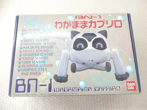 開封 BANDAI BN-1 わがままカプリロ ネコ型自律ロボット [梱0.1