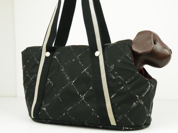 レア CHANEL シャネル トラベルライン ペットキャリー CHANELシャネル トラベルライン ペット用 キャリーバッグ 未使用