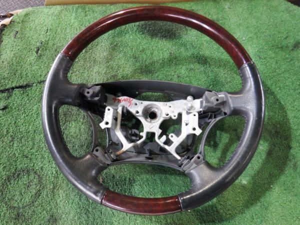 ▲ノア　AZR60G　純正　木目調　コンビハンドル　ステアリング