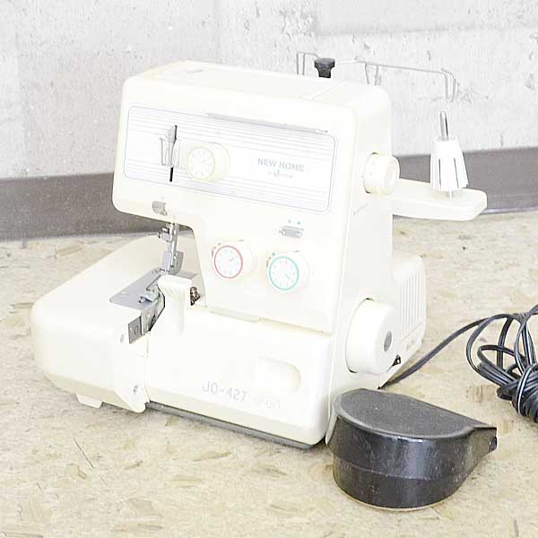 ジャノメ/JANOME/ロックミシン/JO-427/通電確認済み/ジャンク品 
