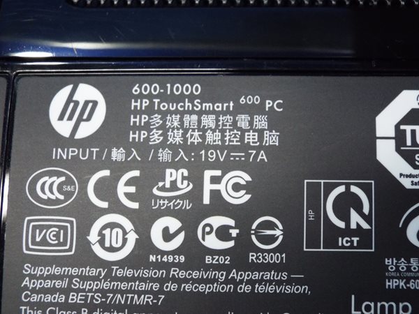 □hp 600-1360JP HP TouchSmart 600 Core i5搭載□現状品□(モニタ一 