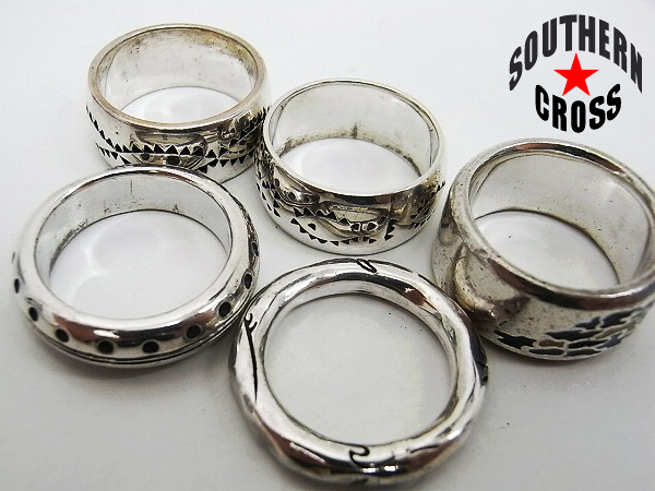 サーフジュエリー/M.O.D【5点セット】シルバーリング①