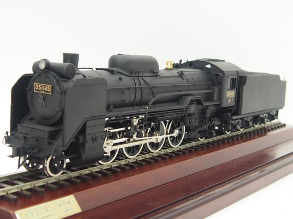 日車夢工房 国鉄 D-51形 蒸気機関車 縮尺：1/45 ▽ 362B7-3 日車夢工房