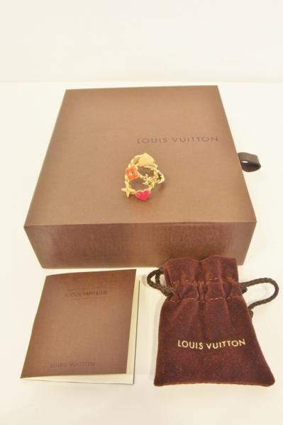 LOUIS VUITTON* バーグ モノグラムリング M65465/ゴールド