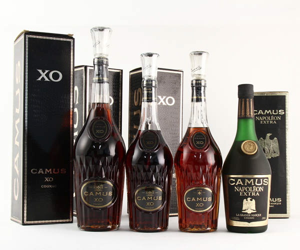 ■OS30984☆1円～☆カミュ ブランデー 4本セット■