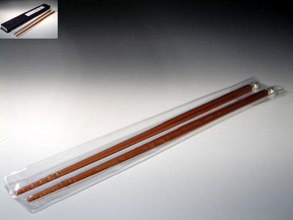 ★【七】　お茶道具　鳥頭　飾り火箸　総荘り　新品