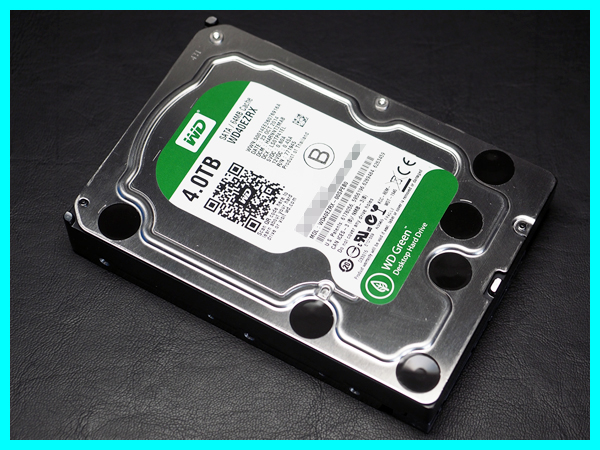 WESTERN DIGITAL WD40EZRX-00SPEB0 4TB 13回 949時間