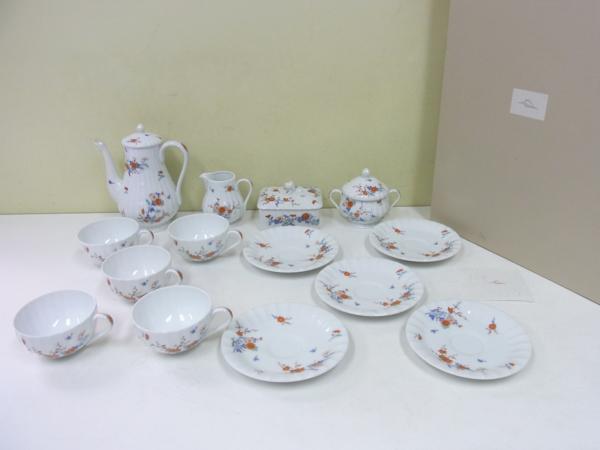 深川製磁　色絵花鳥門　他　7点セット ⑦S93☆深川製磁 色絵花鳥紋 特別セット☆(深川製磁)｜売買された