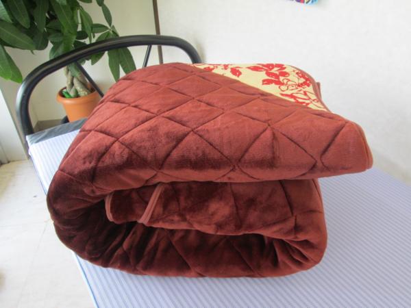 激安価格！暖か♪こたつ敷きふとん♪ジャンボサイズ　エンジ★