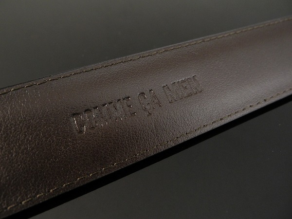 ◆8752◆COMME CA MEN コムサメン 新品牛革レザーベルト/日本製