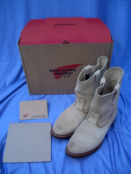 ★j★ＲＥＤ　ＷＩＮＧ　ペコスブーツ　ベージュ　２６ｃｍ