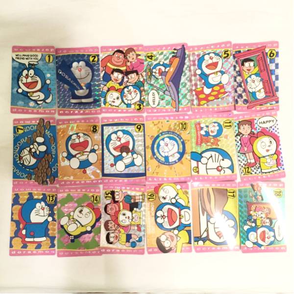 ドラえもん バンプレカード 11枚 /バンプレスト 1998年製 プリズム キラ ドラえもん バンプレカード 11枚 /バンプレスト 1998年製 プリズム