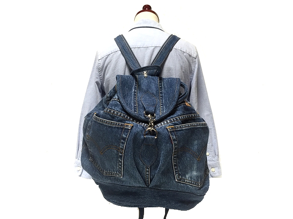 ■SEALDS＆BEACH■リーバイス 再構築 デニム 2way リュック