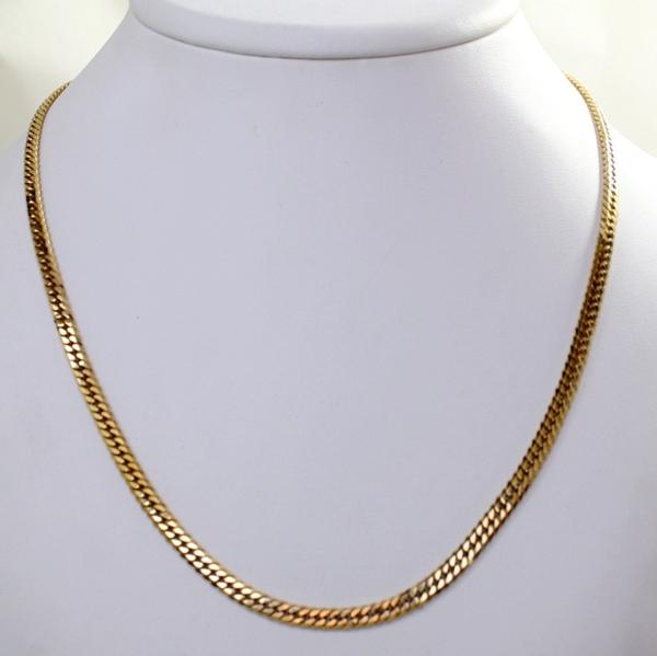 即決◎中古美品◎１８金 六面ダブル喜平 30g 50cm ネックレス