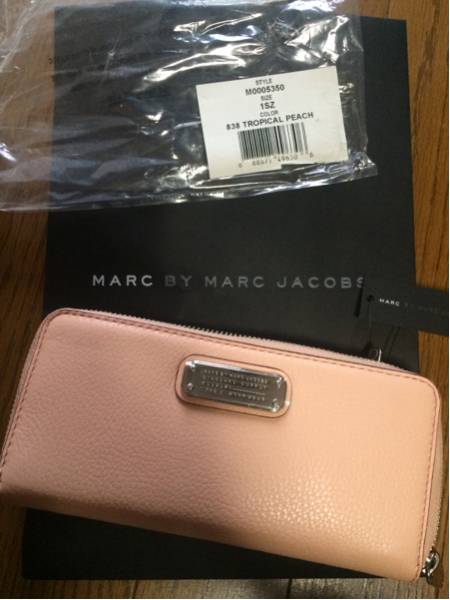 MARC BY MARC JACOBS 長財布 新品未使用 ピンクベージュ ファッション 