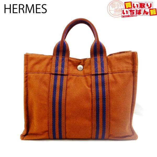 お買得☆HERMES フールトゥ ミニ ハンドバッグ?☆F☆fB