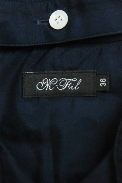 M.FIL エムフィル 2way プルオーバー シャツ 36 LC13423