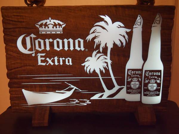 Corona コロナビール LED ネオンサイン 看板 レアもの