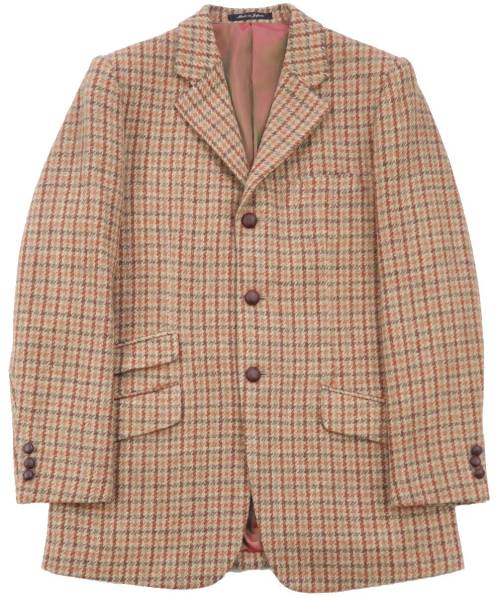 革釦★Festina lente×HARRIS TWEEDハリスツイードジャケットM