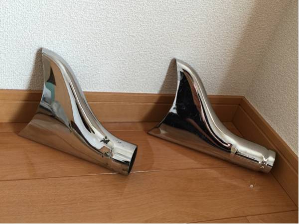 ハーレー 汎用 フィッシュテールマフラーエンド ハーレーフィッシュ