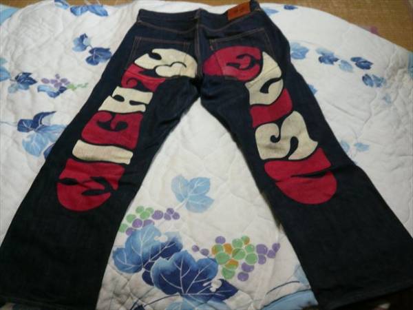 ◇即決[W34]濃紺 EVISU 2001 NO.2 みかん 日本製 ビンテージ復刻