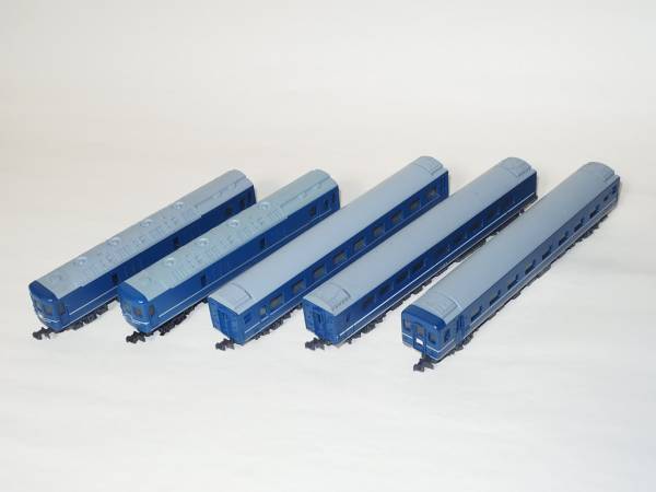 TOMIX 24系寝台客車　5両まとめて　ジャンク　カニ、オハネ25等