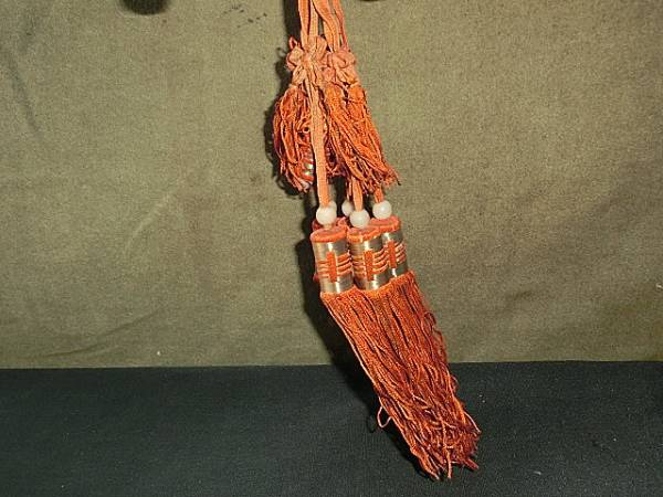 中国美術 吊灯籠 唐木風透かし吊灯篭 手書きガラス絵 牡丹灯籠