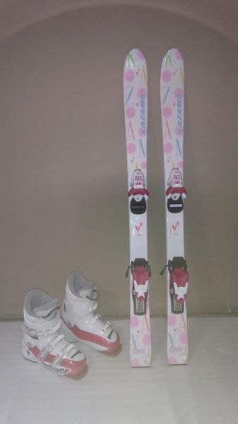 KAZAMA 子供スキーセット スキー110cmブーツROSSIGNOL 21.5ｃｍ