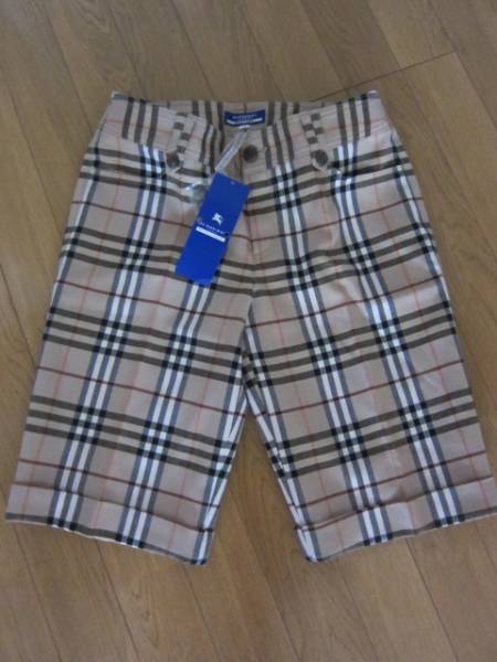 新品★バーバリーブルーレーベル★ハーフパンツ36 チェック
