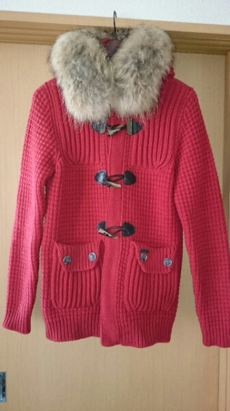 メンズ、Barkニットダッフルコート