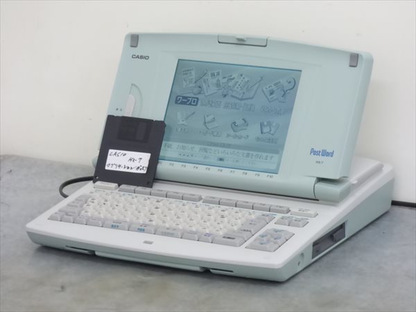 整備済 カシオ☆モノクロ液晶ワープロ PostWord☆HX-7 管SG4483