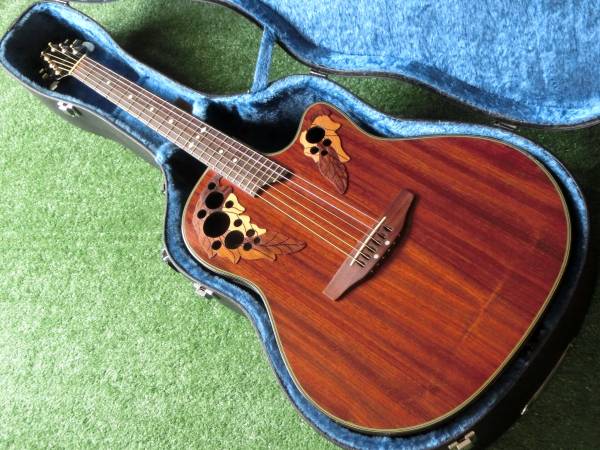 即決 Ovation CC257 プリアンプOP-24オベーションエレアコギター