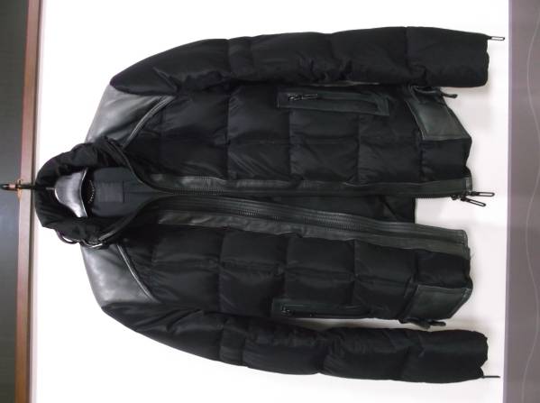 ガラアーベント 　 レザー切替ダウンジャケット