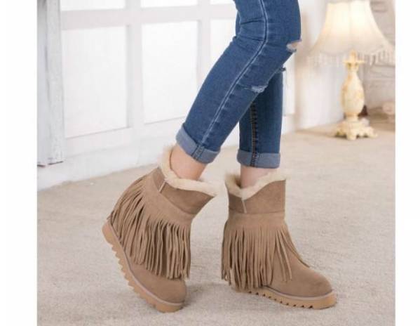 「ASH(アッシュ)インヒールムートン★３６★茶★UGG好きな方も