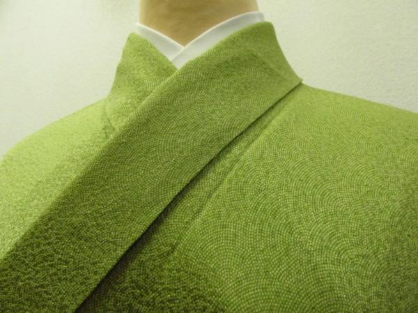 ★着物10★ 1円 絹 霞 袷付下げ ☆☆☆