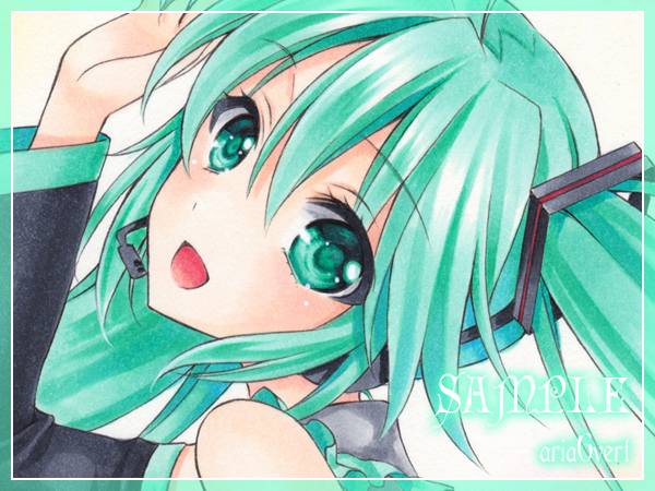 同人手描きイラスト◆初音ミク