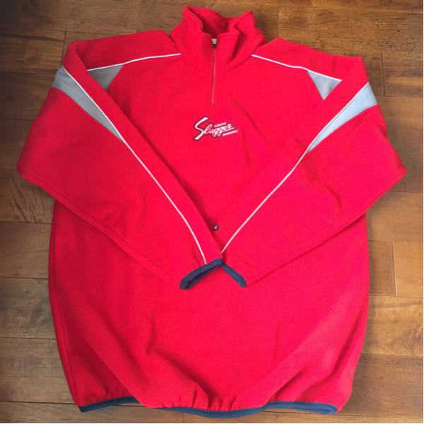 久保田スラッガー フリース Oサイズ レッド