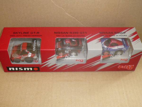 チョロQ 2003ニスモ3台セット スカイラインGT-RとR390GTIとR90CP