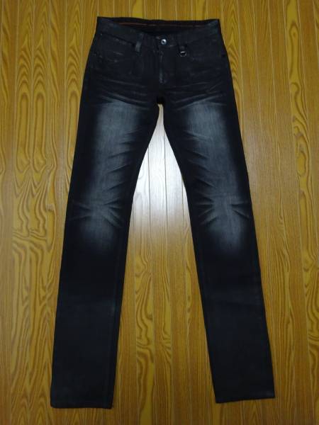 □NICOLE CLUB FOR MEN(ニコル)コーティングスリムデニム/美品44 