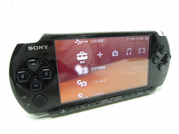 【USED】　SONY ◆ ソニー PSP-3000 ピアノブラック　