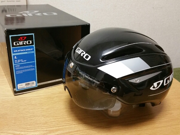 【美品】GIRO AIR ATTACK SHIELD / エアーアタックシールド
