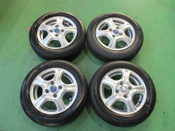 FEID 13×4J +45 PCD100 4穴 タイヤ銘柄年式混載 155/65R13