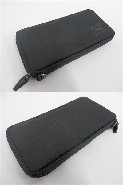 150H235■PORTER DILLポーターディル 長財布 ラウンドファスナー